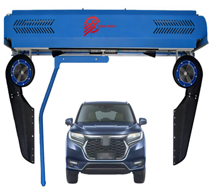 Cleaning steps of a fully automatic car wash machine!